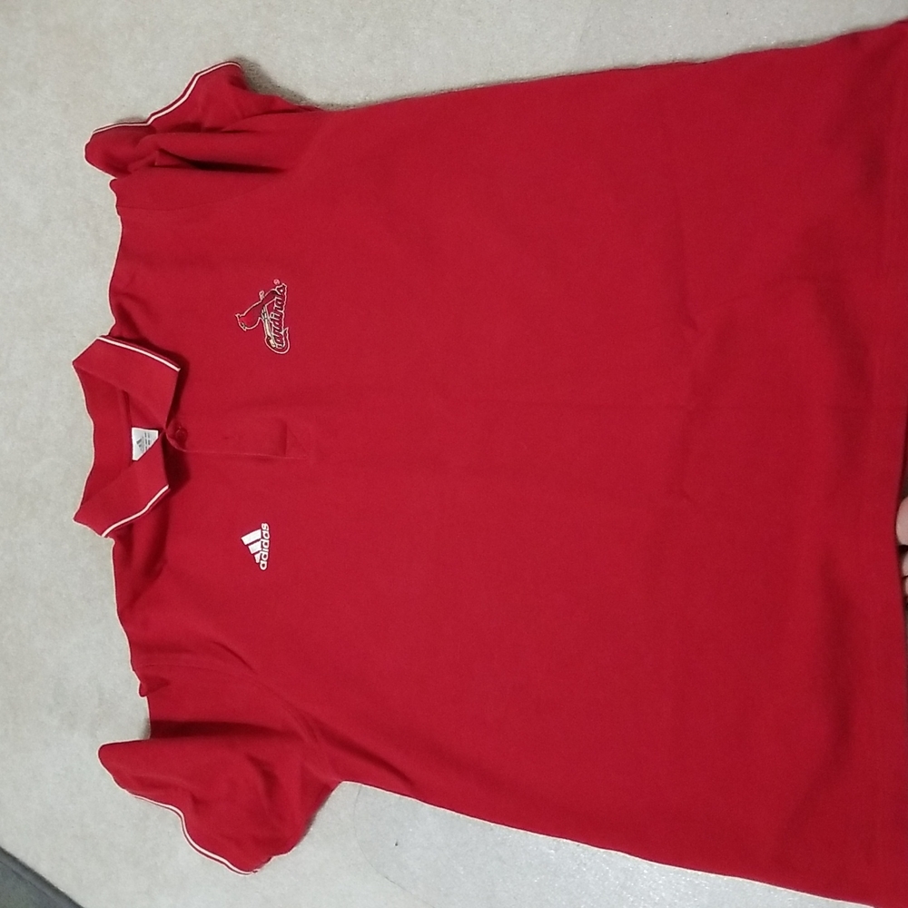 Men's St. Louis cardinal polo size large
